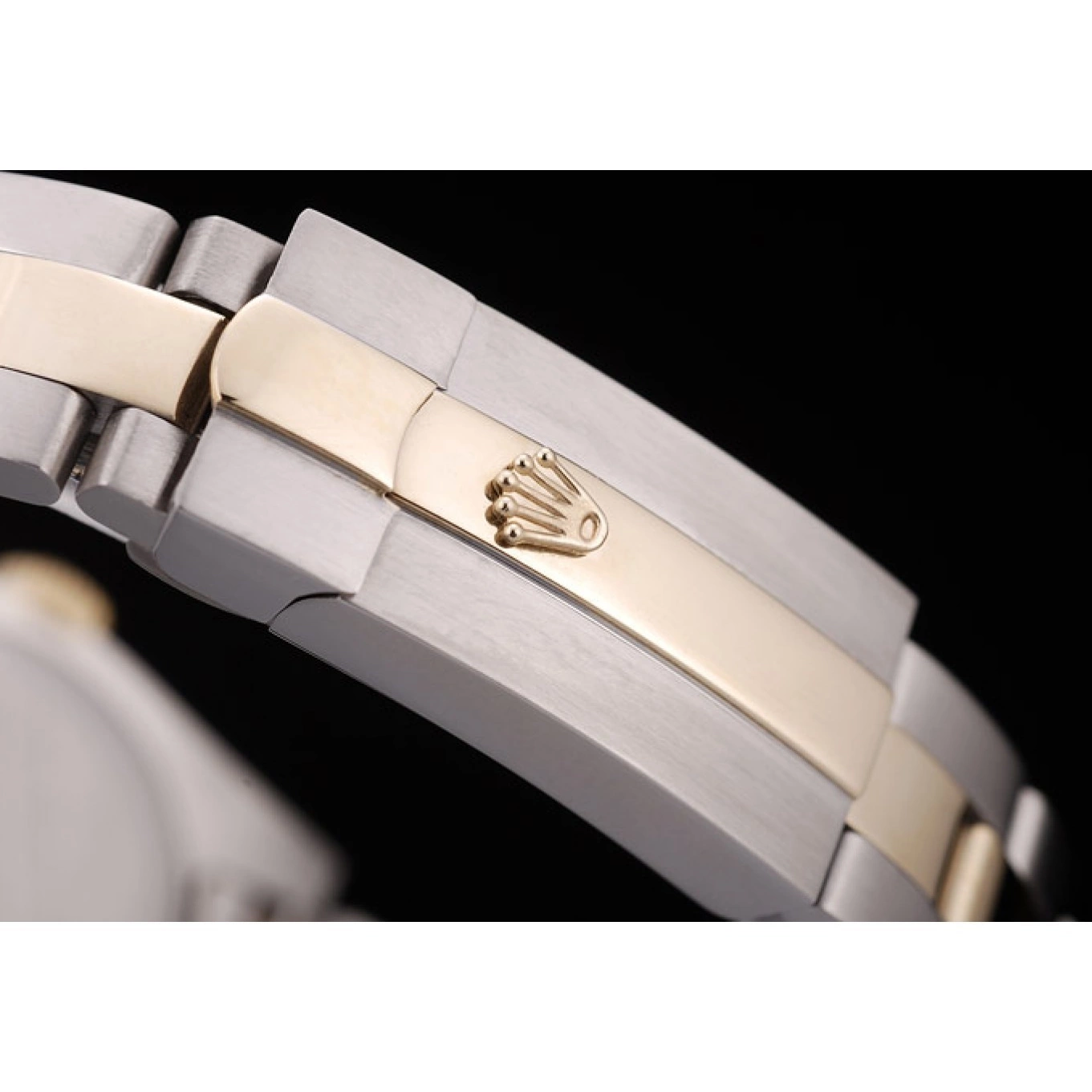 Aaa replica watch Plated DateJust Diamond White Dial Steel Stainless Case Brushed Rolex 0709